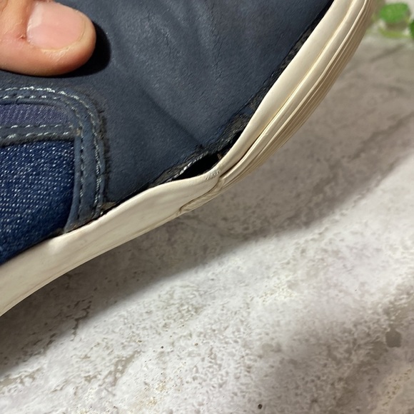 Ben Sherman Navy Denim Slip On Loafers Men’s 11 - Picture 12 of 13